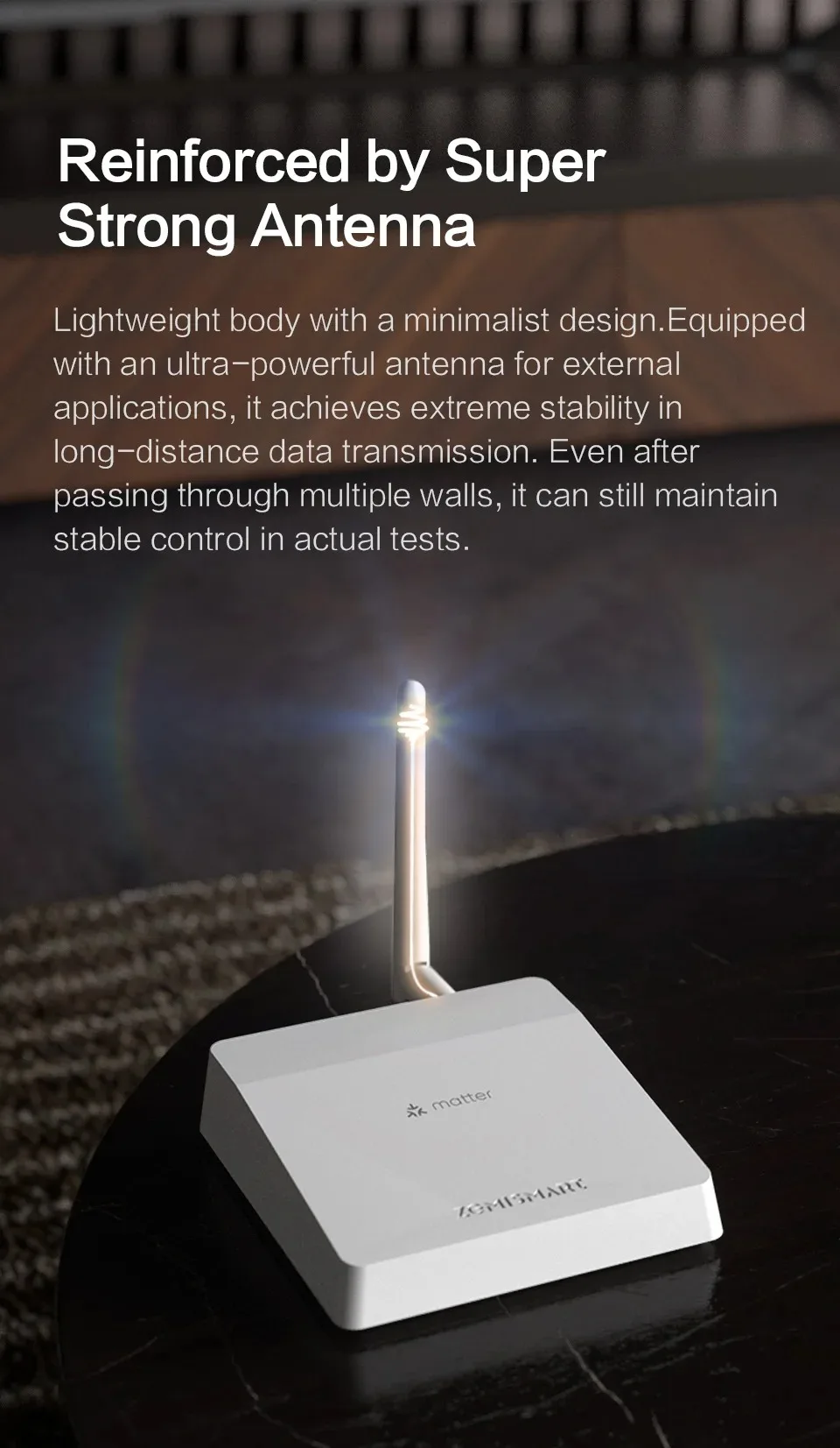 Zemismart Matter Zigbee Thread Hub Smart Home Bridge Matter Gateway Work with Tuya App Support Google Home Smartthings HA