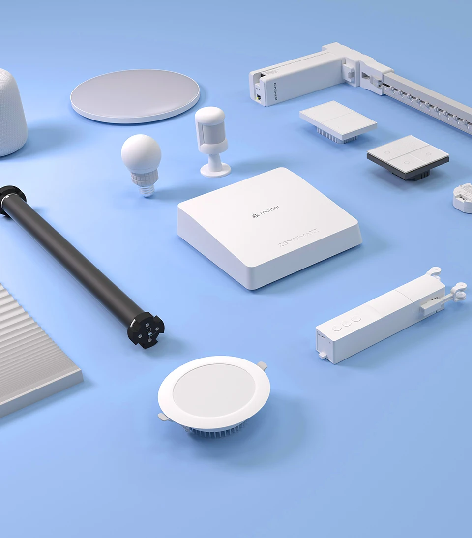 Zemismart Matter Zigbee Thread Hub Smart Home Bridge Matter Gateway Work with Tuya App Support Google Home Smartthings HA