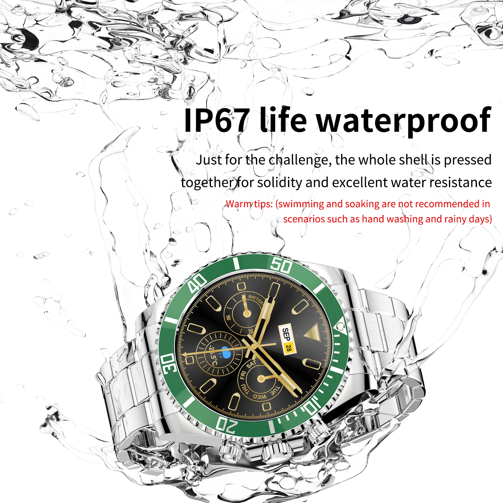 Aiweile AW12 New Style Luxury Smart Watch Dials Answer Call For Men Waterproof Sport Digital Business Watch For Gift