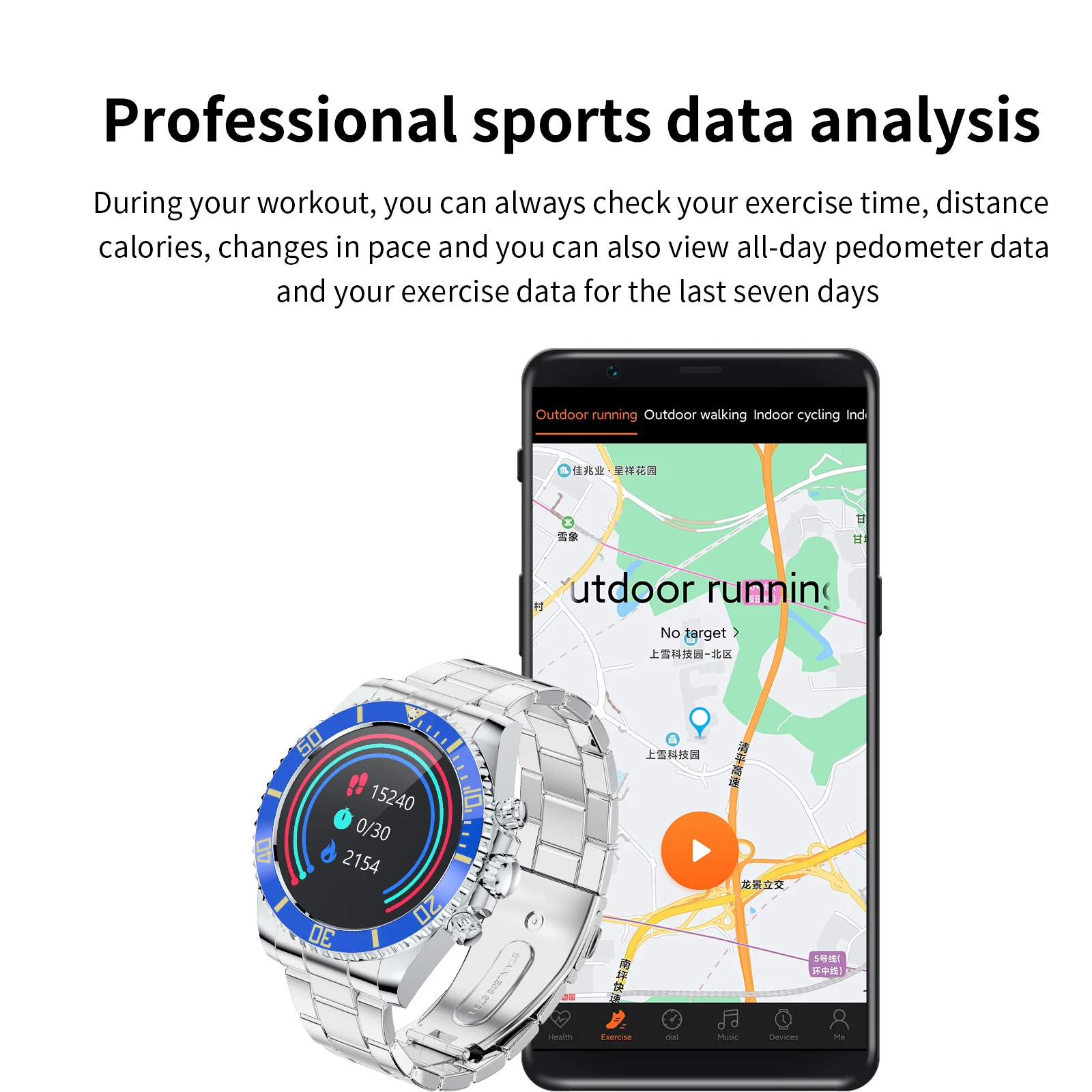 Aiweile AW12 New Style Luxury Smart Watch Dials Answer Call For Men Waterproof Sport Digital Business Watch For Gift