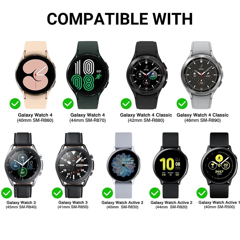 10PCS Charger Cable for Samsung Galaxy Watch 6/5/5Pro/4 Classic 41mm 46mm Active 2 40mm 44mm USB Wireless Charging Dock