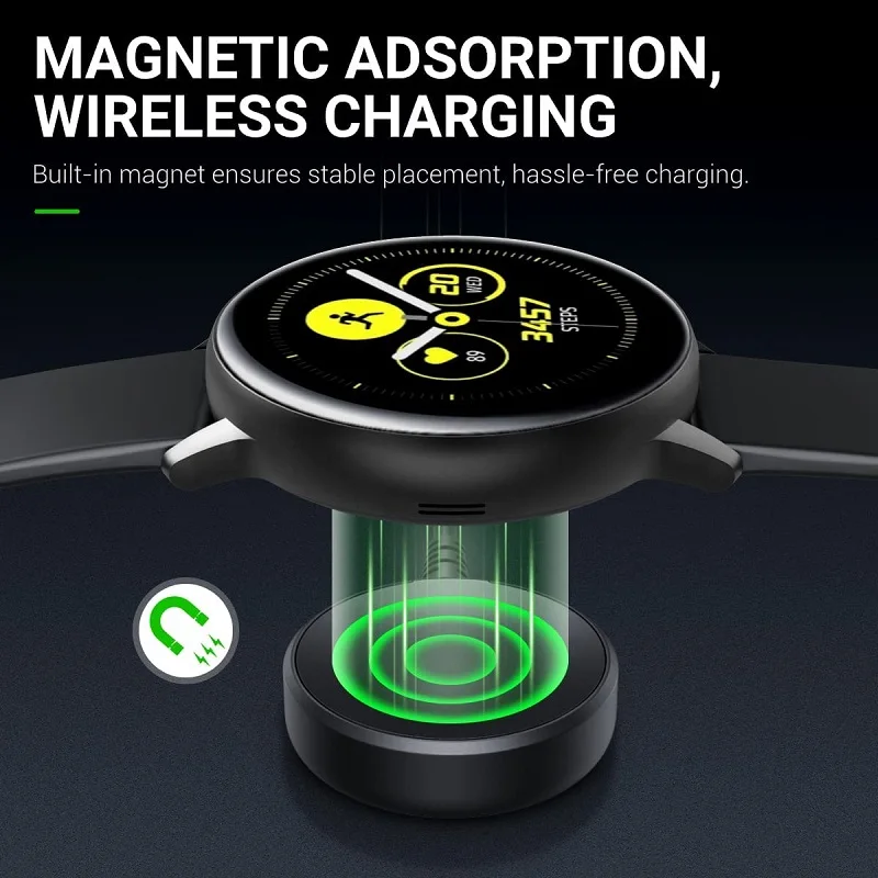 10PCS Charger Cable for Samsung Galaxy Watch 6/5/5Pro/4 Classic 41mm 46mm Active 2 40mm 44mm USB Wireless Charging Dock