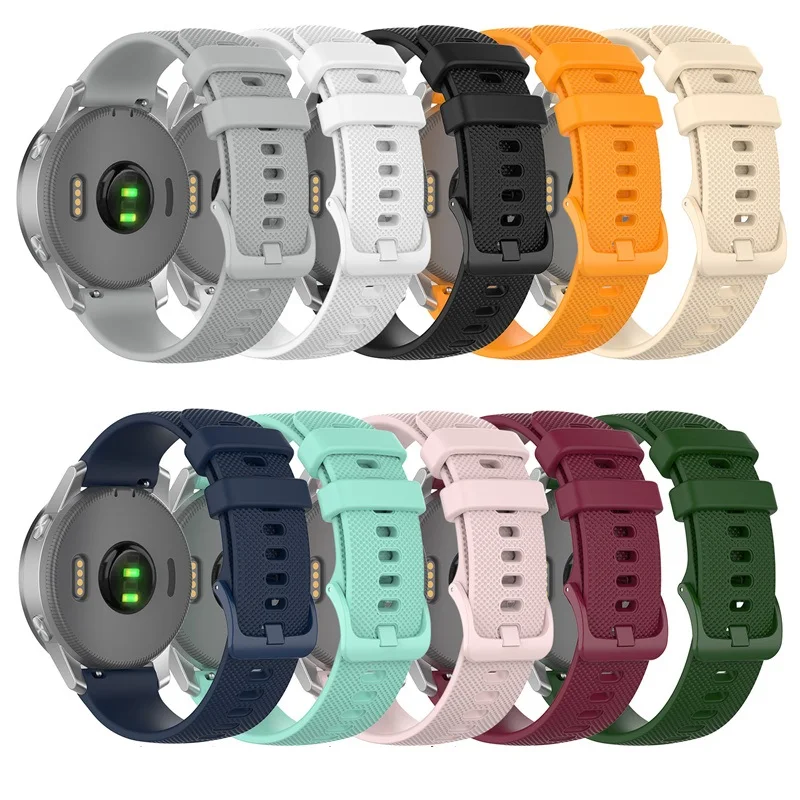 30PCS Smart Watch Strap for Garmin Forerunner 265 255 245 Vivoactive 5 4 4s Venu 3 3S SQ2 Silicone Bracelet Band 18mm 20mm 22mm