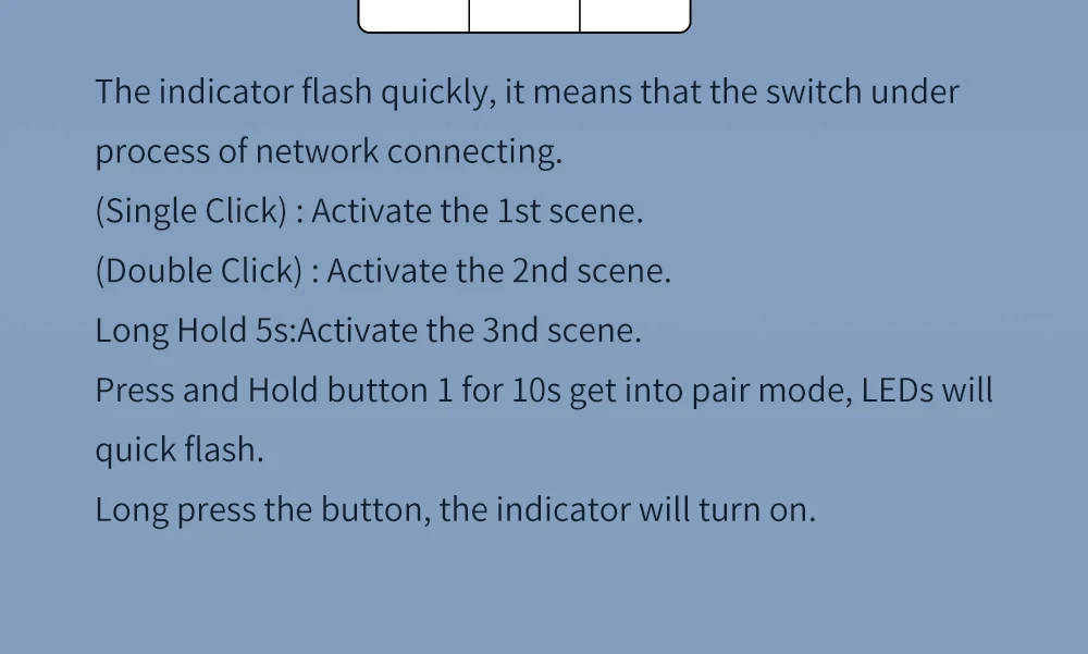 IHSENO Tuya ZigBee Smart Scene Switch Wireless Free Sticker Wall Scene Switch Push Button Battery Powered Transmitter Smart Life