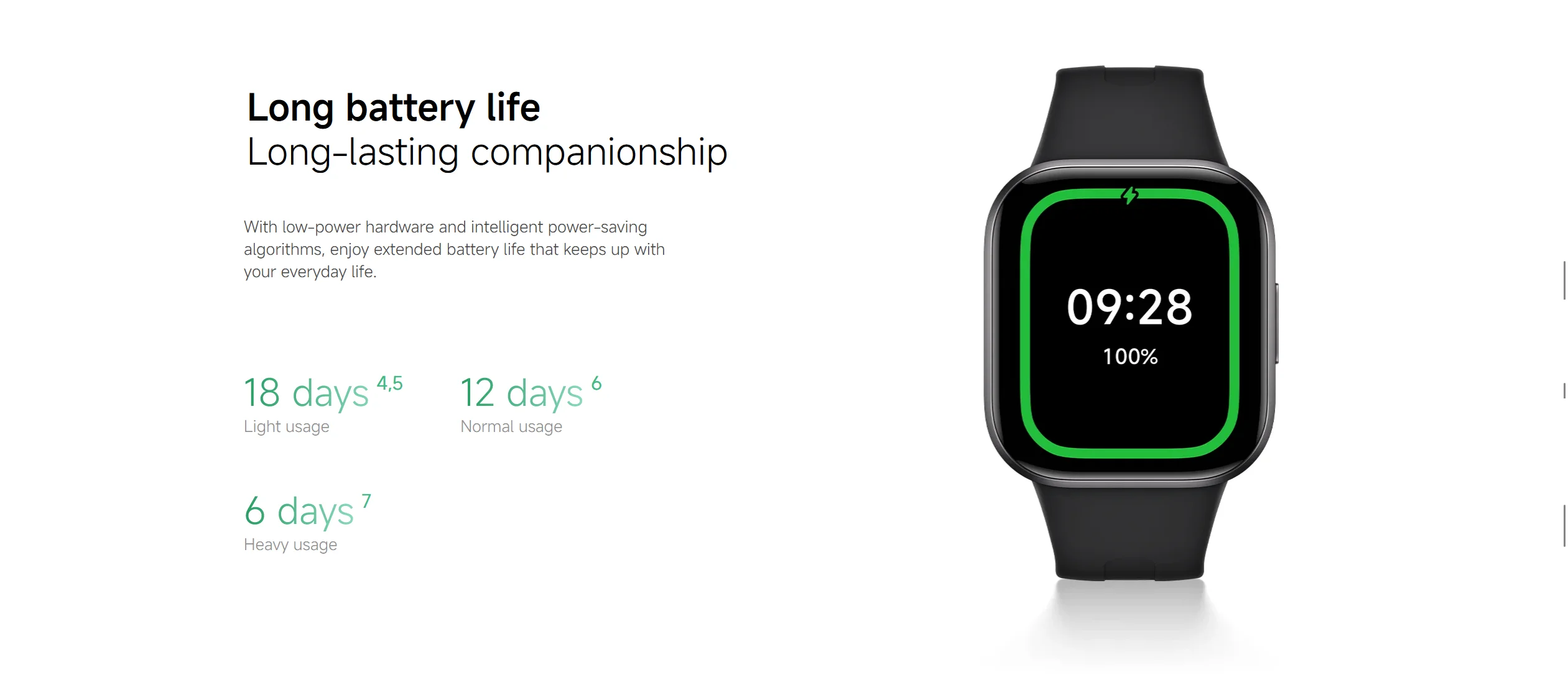 Xiaomi Redmi Watch 6 Active Smartwatch Global Version 1.85'' Display Up to 18 Days of Battery Life 140+ Workout Modes IP68