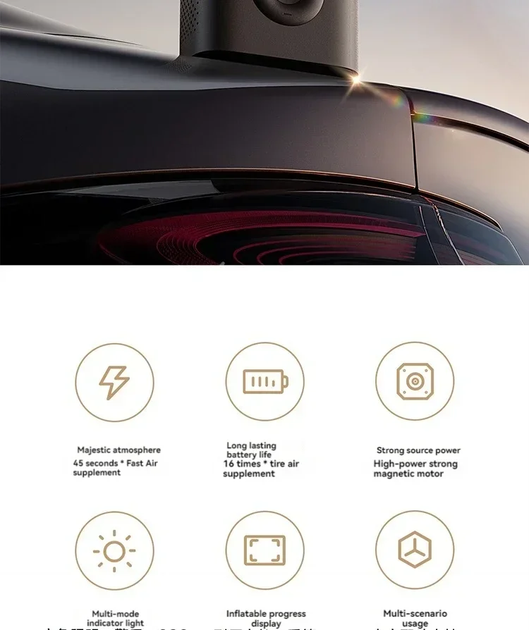 Xiaomi Mijia Air Pump 2 pro Portable Electric Inflator Pump Digital Display Inflator 150psi Max Basketball Tire 2500mAh Bike Car