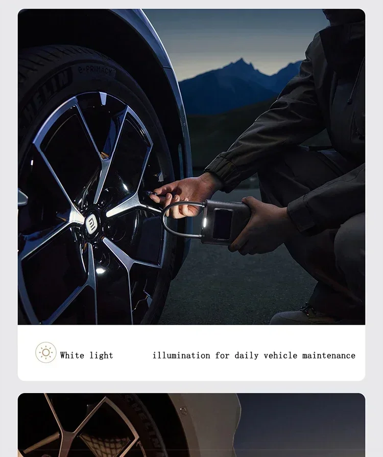 Xiaomi Mijia Air Pump 2 pro Portable Electric Inflator Pump Digital Display Inflator 150psi Max Basketball Tire 2500mAh Bike Car