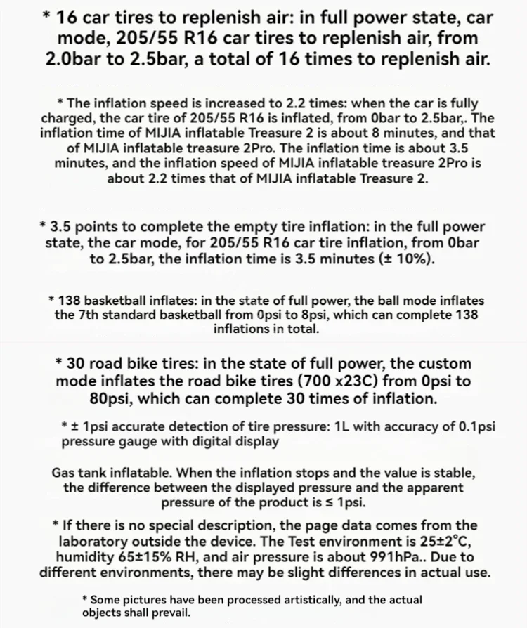Xiaomi Mijia Air Pump 2 pro Portable Electric Inflator Pump Digital Display Inflator 150psi Max Basketball Tire 2500mAh Bike Car