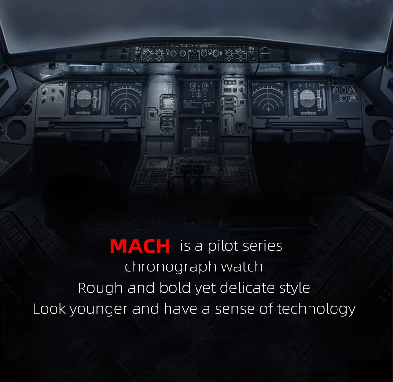 NORTH EDGE 2024 MACH Solar Power Quartz Watch Men's Pilot Sports Wristwatches Luminous Enviormentally Clock Men Waterproof 50M