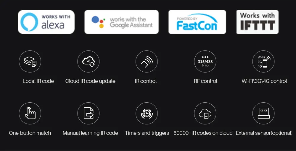 Original Broadlink RM4 Pro IR RF WIFI Universal Smart Remote Control RM4Pro SmartHome Automation Work With Alexa and Google Home