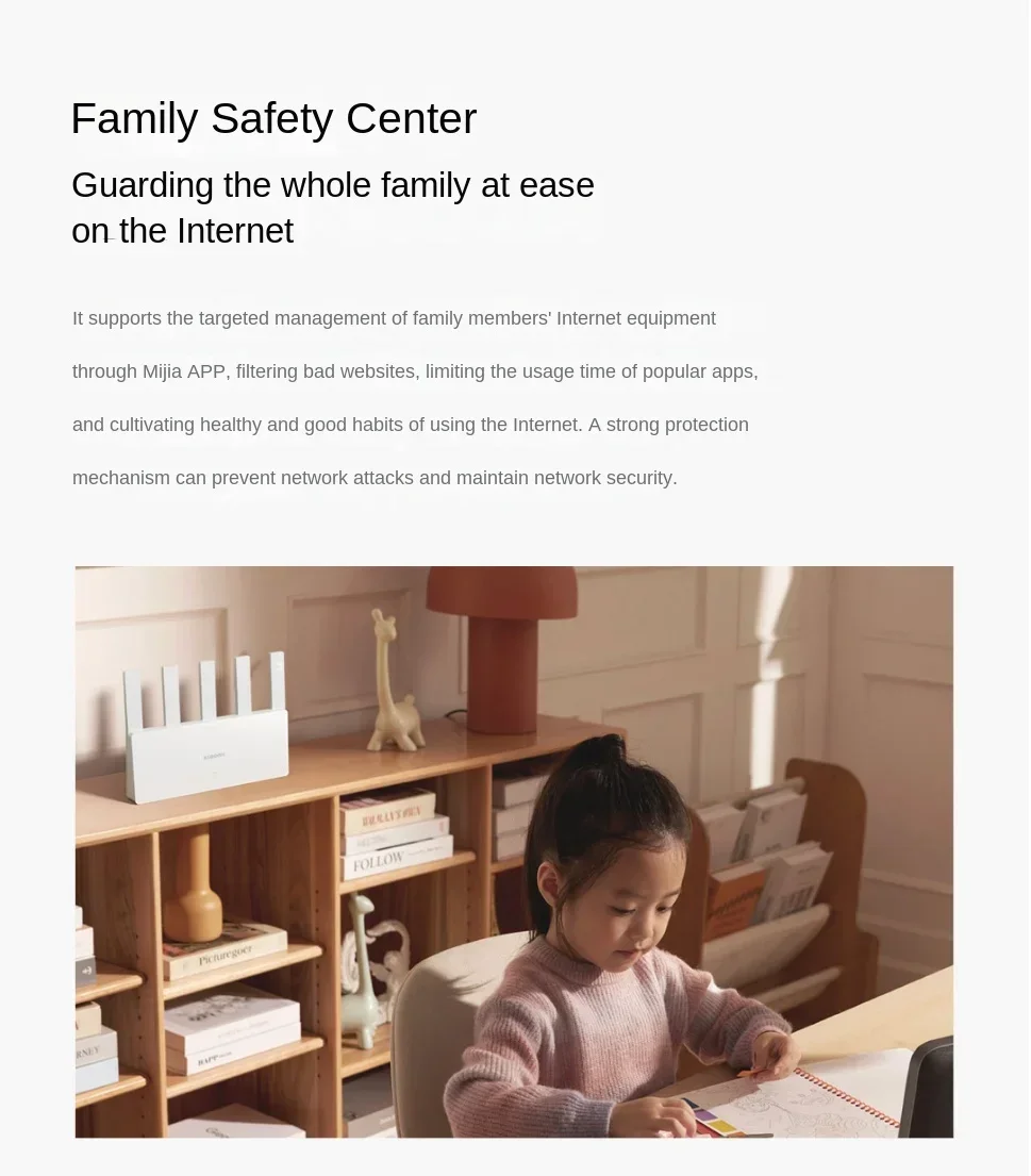 XIAOMI Router BE5000 WiFi 7 5011Mbps 2.5GHz Network Port 512MB Memory Dual Broadband Access Network Security Protection CN