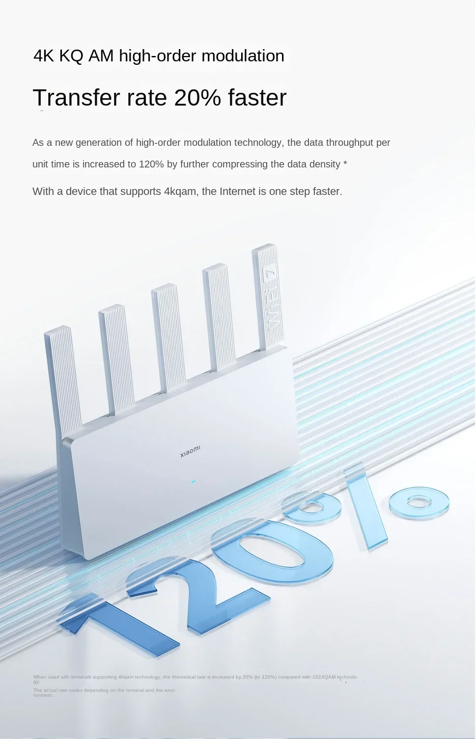 XIAOMI Router BE5000 WiFi 7 5011Mbps 2.5GHz Network Port 512MB Memory Dual Broadband Access Network Security Protection CN