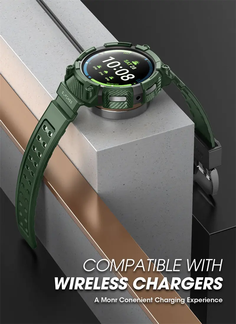 SUPCASE For Samsung Galaxy Watch 5 Pro Case 45mm (2022) UB Pro Rugged Protective Case with Strap Bands For Galaxy Watch 5 Pro