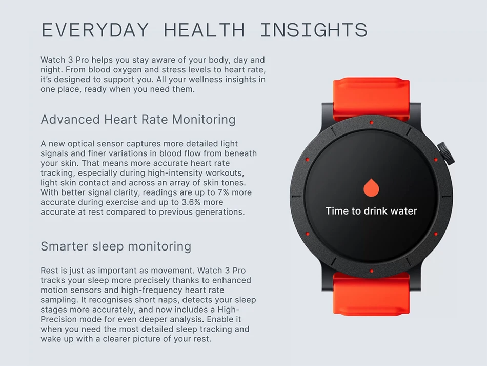 Nothing CMF Watch 3 Pro Global Version 1.43"AMOLED Dual-Band GPS Bluetooth Call smartwatch 131 Sports modes Blood Oxygen Monitor