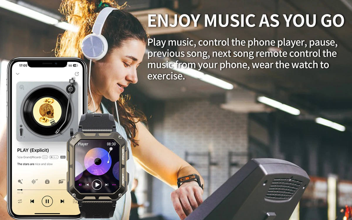 New C20 Pro Smart Watch Men Voice Assistant BT Wireless Call Business Outdoor Sports IP68 Waterproof Wristwatch For Android iOS