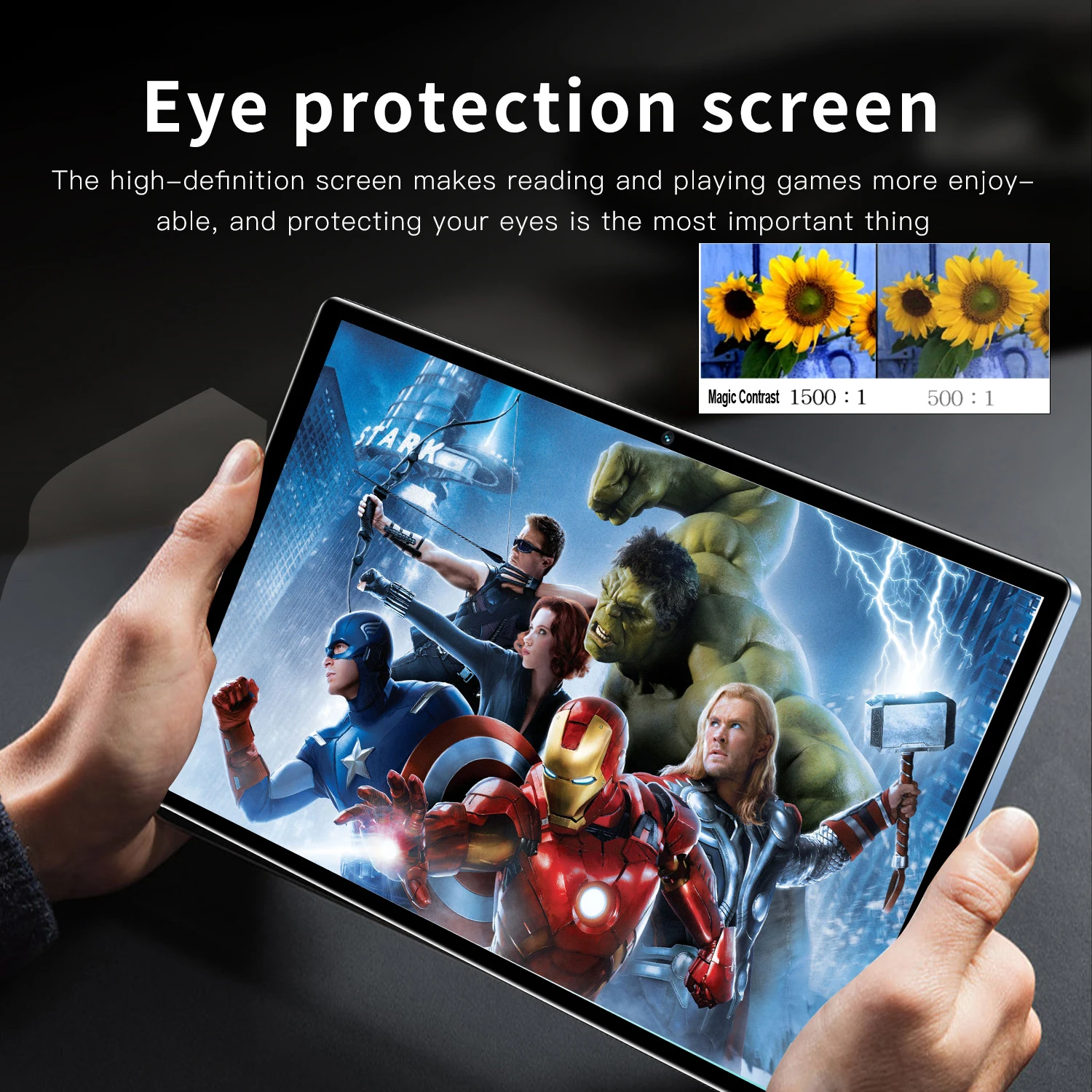 New 10.1-inch Tablet Pc 4GB RAM 64 ROM Supports video Calls Dual cameras Google Octa core Android 11.0 5000mAh Battery