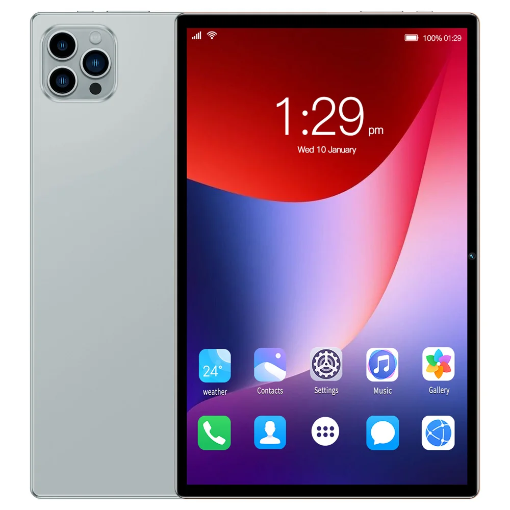 New 10.1-inch Tablet Pc 4GB RAM 64 ROM Supports video Calls Dual cameras Google Octa core Android 11.0 5000mAh Battery