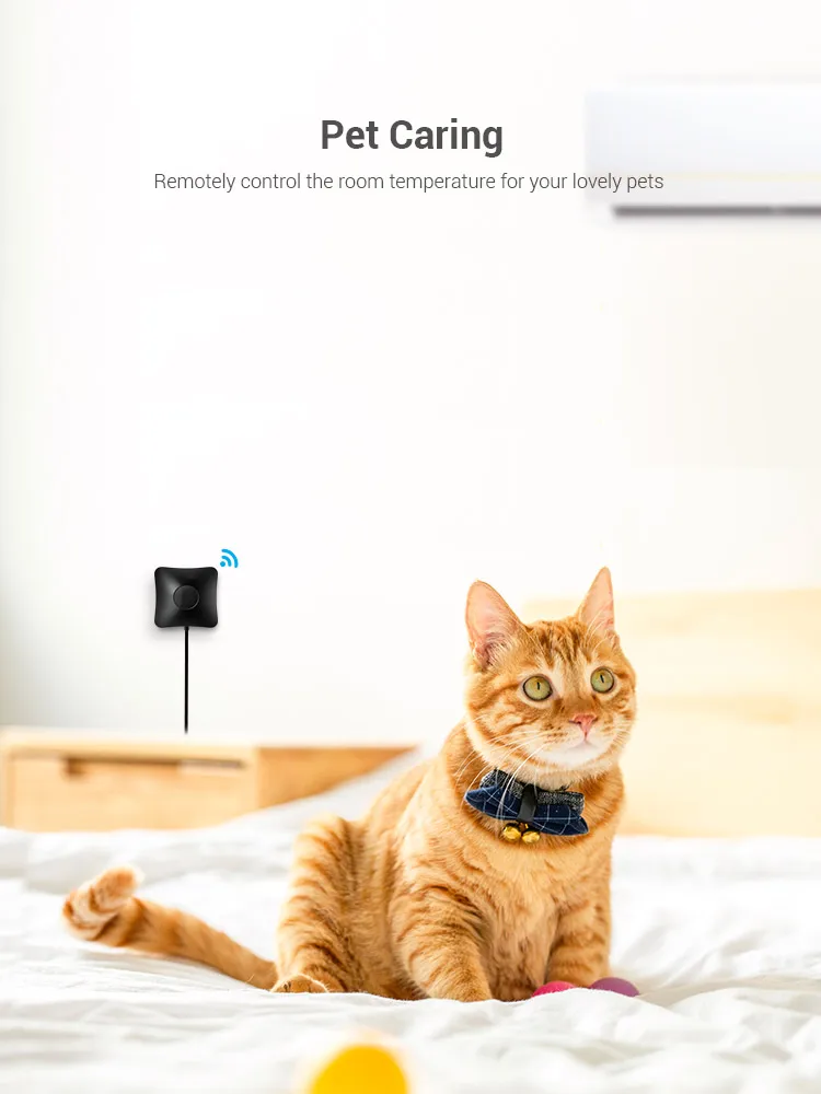 BroadLink RM4 Pro+ HTS2 Version Wireless Universal Remote Hub withTemp and Humidity Sensor Smart Home Solution