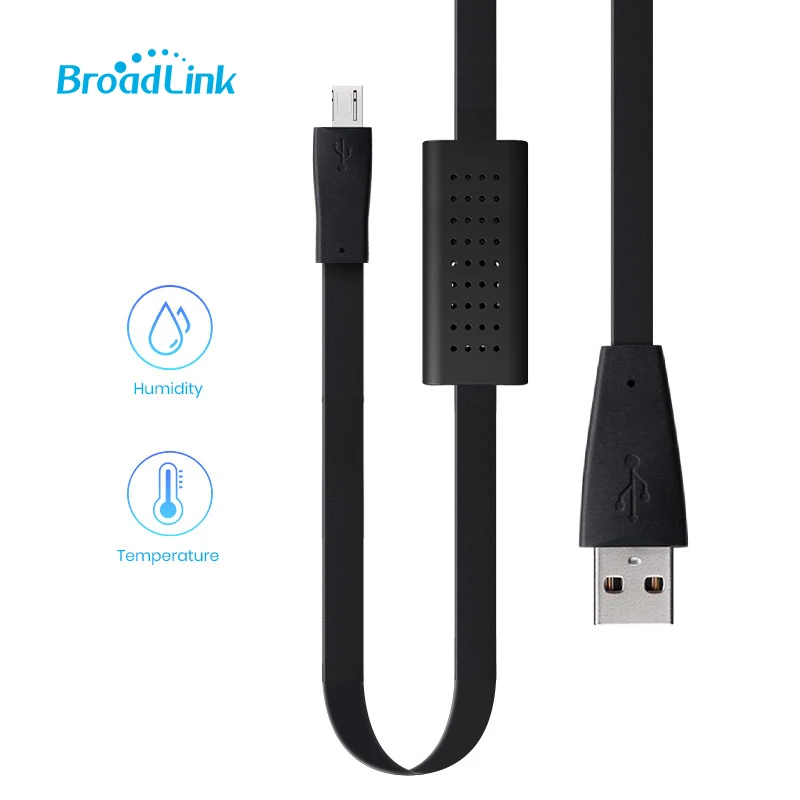 BroadLink RM4 Pro+ HTS2 Version Wireless Universal Remote Hub withTemp and Humidity Sensor Smart Home Solution
