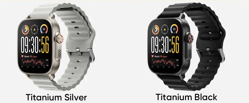 Global Version realme watch 5 1.97" 600nits AMOLED 460mAh 14-Day Battery Life 300+ Themes Support GPS GNSS IP68 waterproof