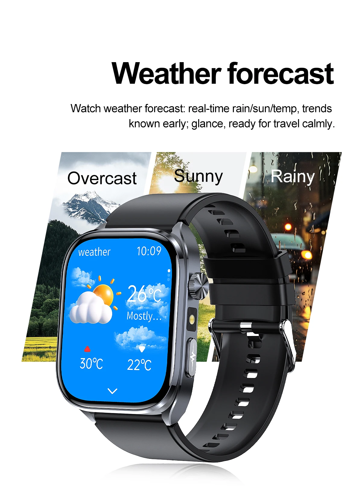 2026 New Body Fat Analysis Health Smart Watch For Men Women ECG Heart Uric Acid Blood Pressure 2.0" AMOLED Clock Call Smartwatch