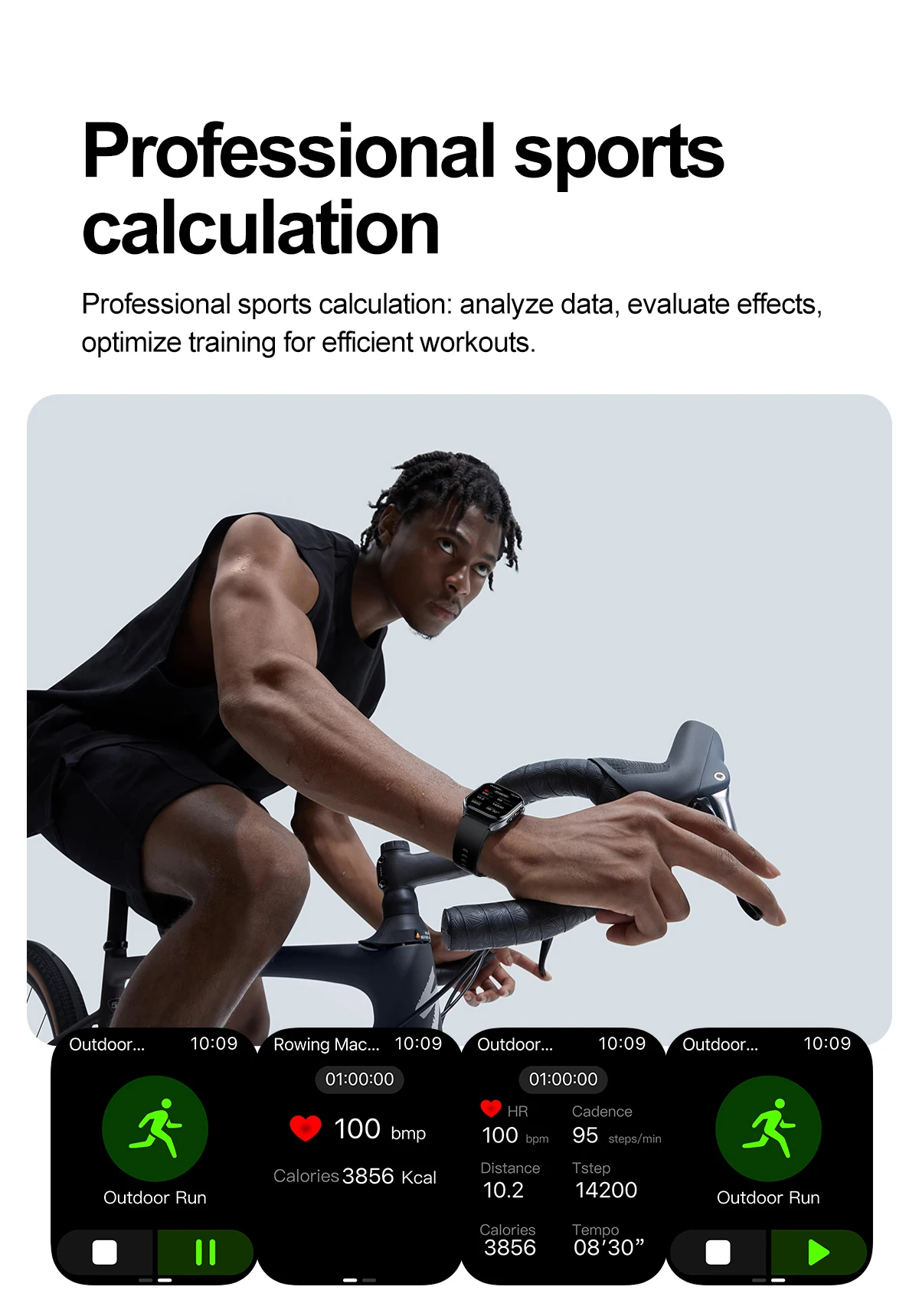 2026 New Body Fat Analysis Health Smart Watch For Men Women ECG Heart Uric Acid Blood Pressure 2.0" AMOLED Clock Call Smartwatch