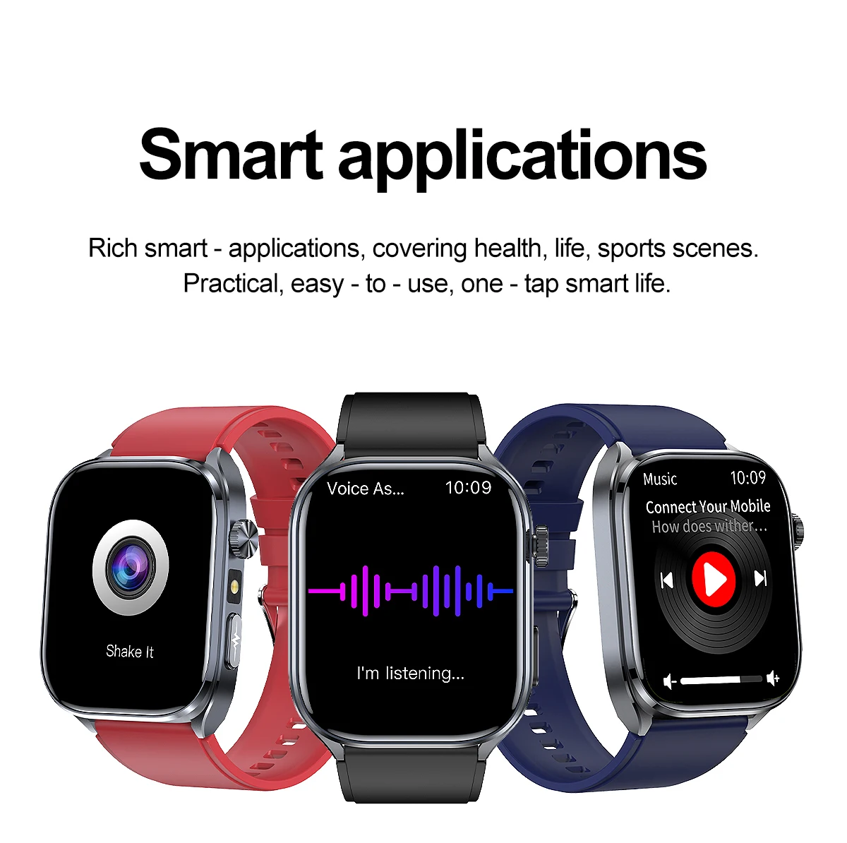 2026 New Body Fat Analysis Health Smart Watch For Men Women ECG Heart Uric Acid Blood Pressure 2.0" AMOLED Clock Call Smartwatch
