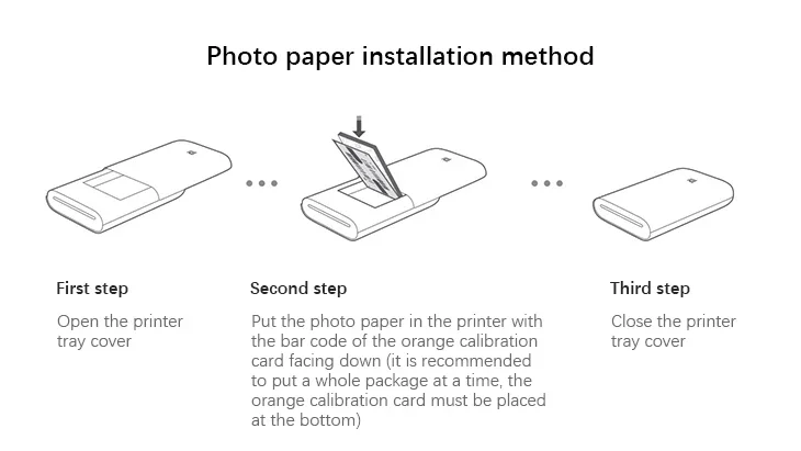 Original 100% Mijia ZINK Pocket Printer Paper Self-adhesive Photo Print 50pcs Sheets For Xiaomi 3-inch Mini Pocket Photo Printer