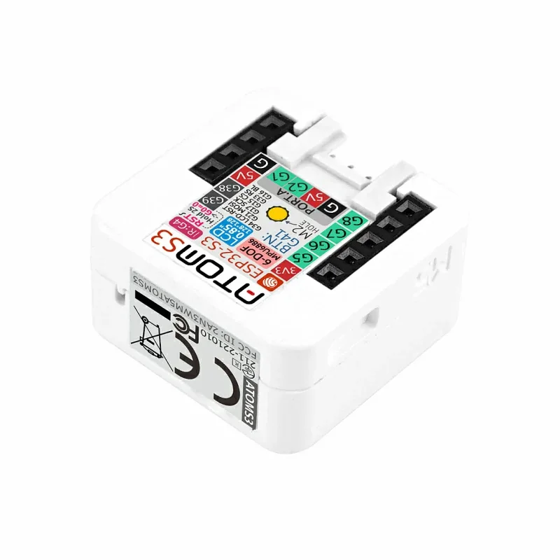 Original M5Stack ATOMS3 ESP32-S3 Programmable Controller Development Board Kit Wi-Fi 6-axis Gyro Sensor MPU6886 For IoT node