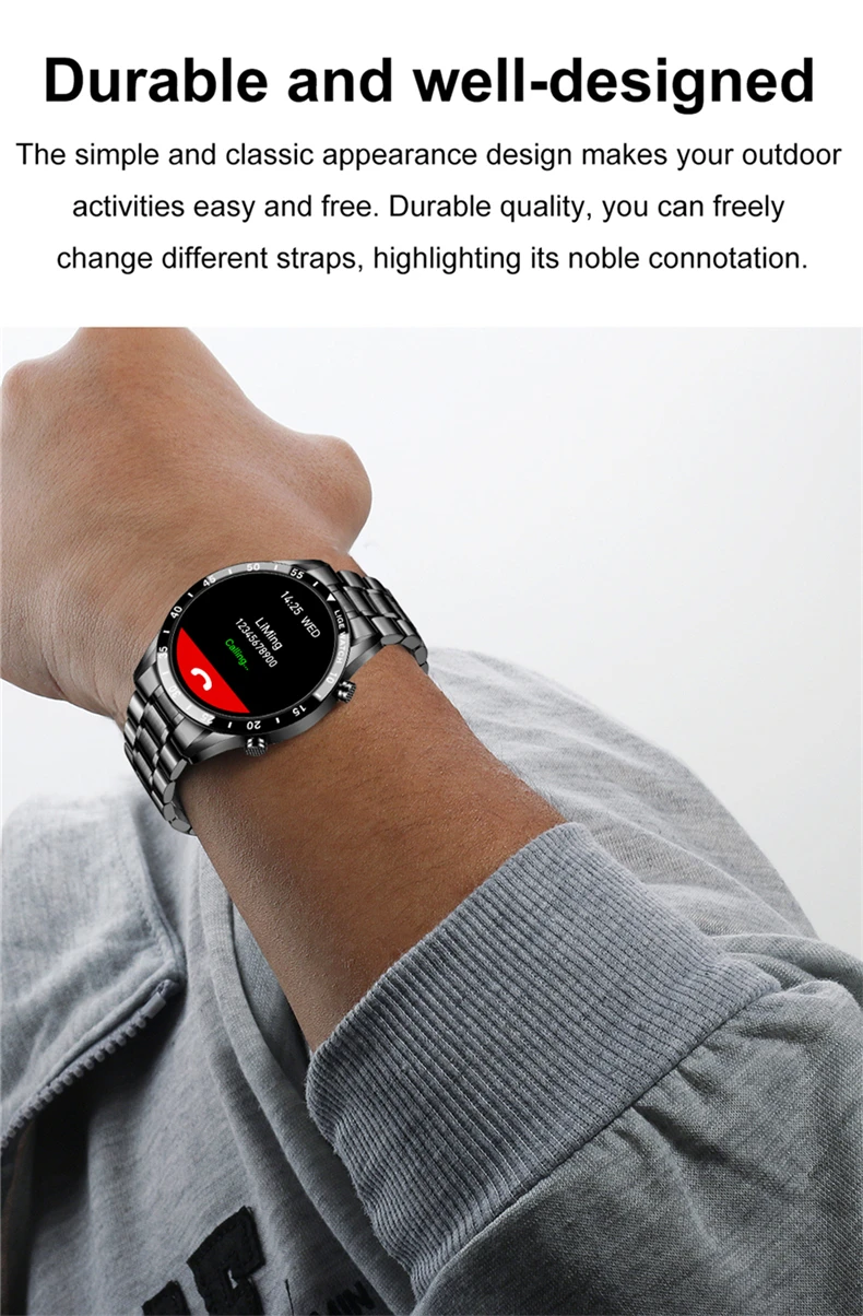 LIGE 2026 Smart Watch For Men Full Circle Touch Screen Bluetooth Call Men Smartwatch Waterproof Sport Activity Fitness Watch+Box