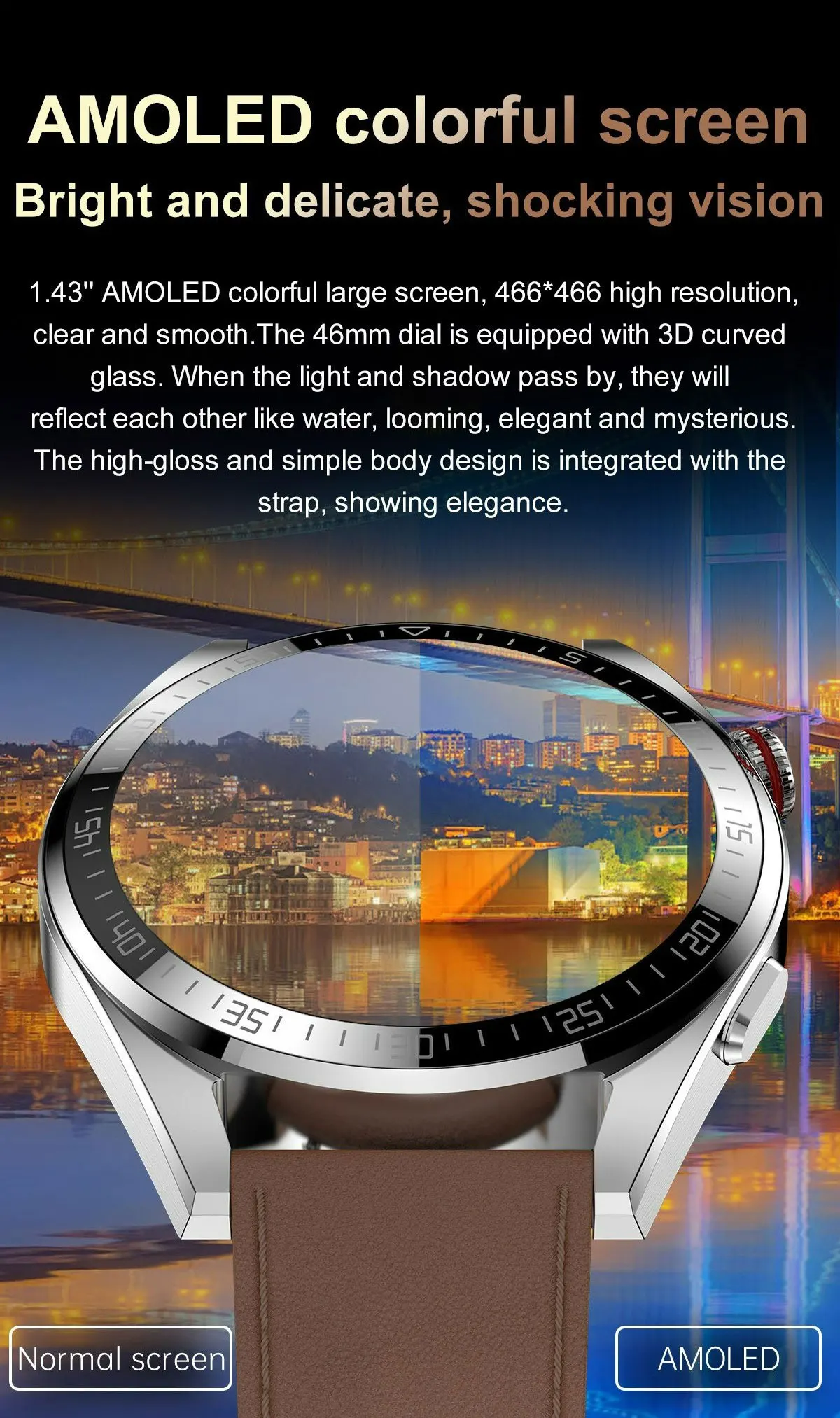Z30 Pro Smart Watch Men Women Waterproof Wrist Watches 1.43" AMOLED Smartwatch Men Fitness Bracelet Local Music Wristwatch Clock