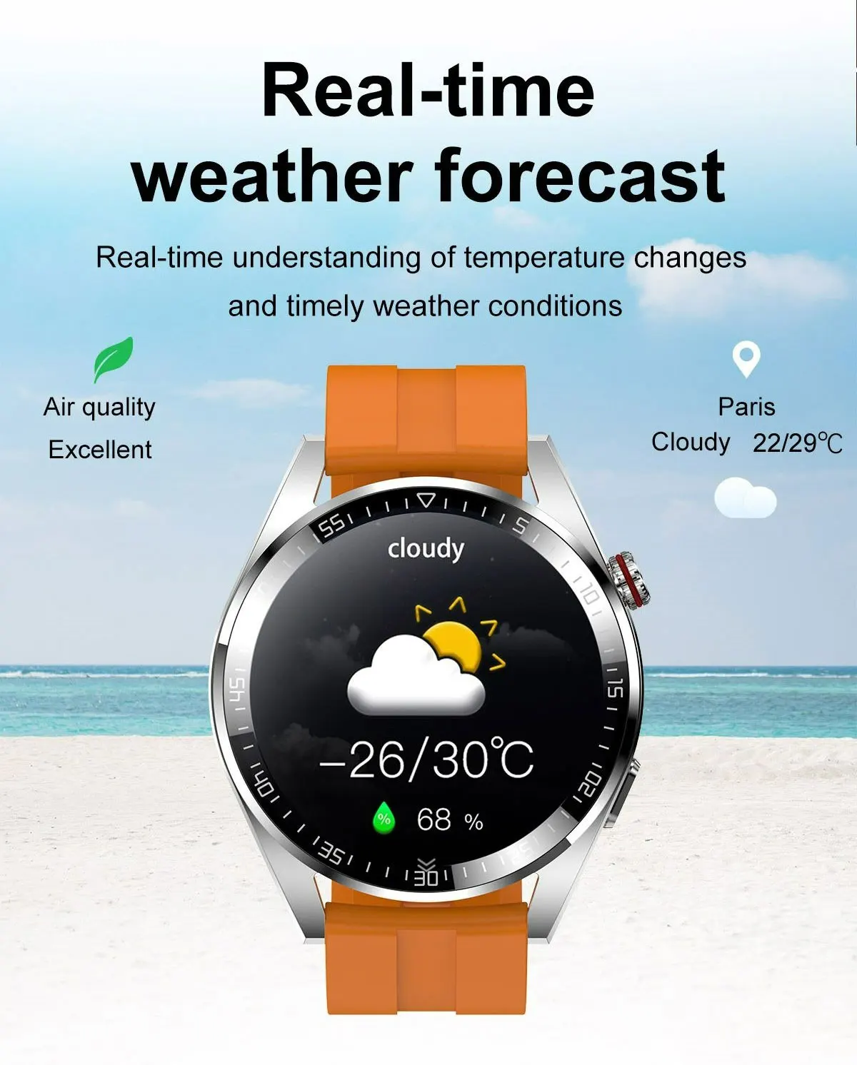 Z30 Pro Smart Watch Men Women Waterproof Wrist Watches 1.43" AMOLED Smartwatch Men Fitness Bracelet Local Music Wristwatch Clock