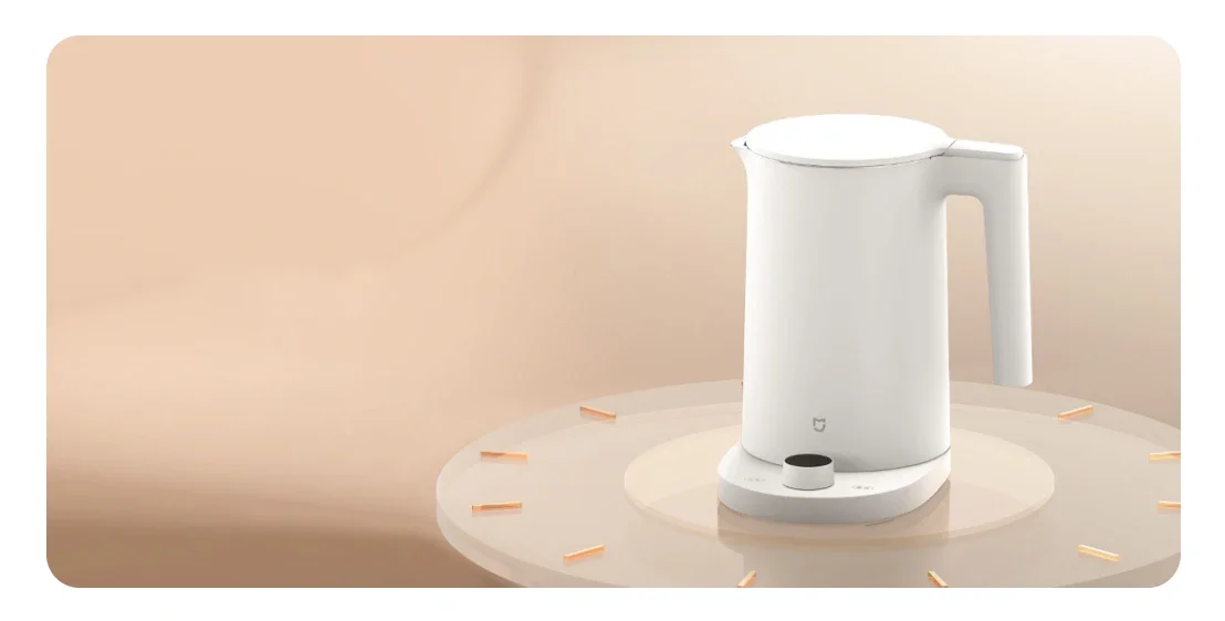 XIAOMI MIJIA Thermostatic Electric Kettle 2 Pro Smart LED Display Screen Stepless Temperature Adjustable Teapot APP Control