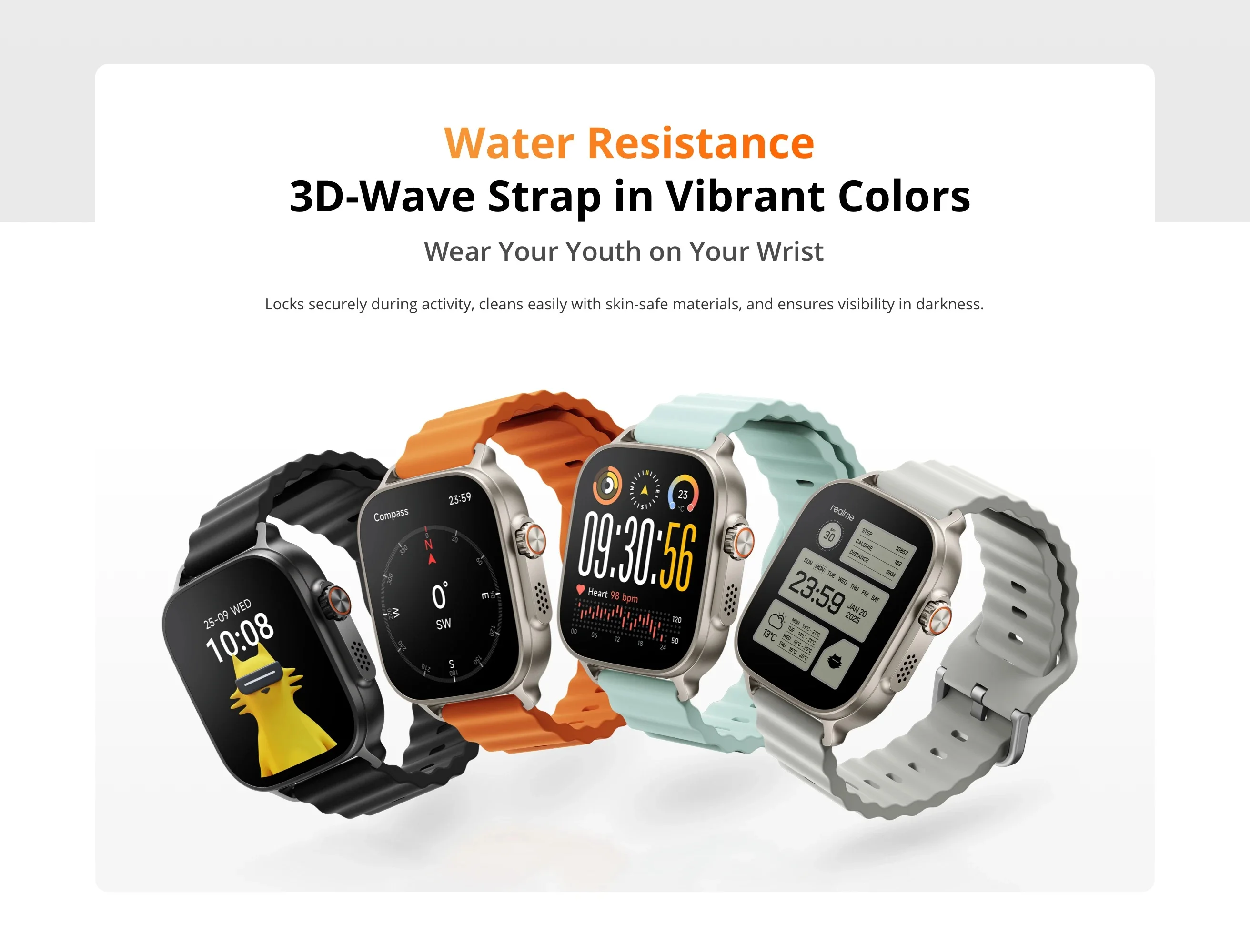 realme watch 5 1.97" 600nits AMOLED 460mAh 14-Day Battery Life 300+ Themes Support GPS GNSS Global Version 100% original