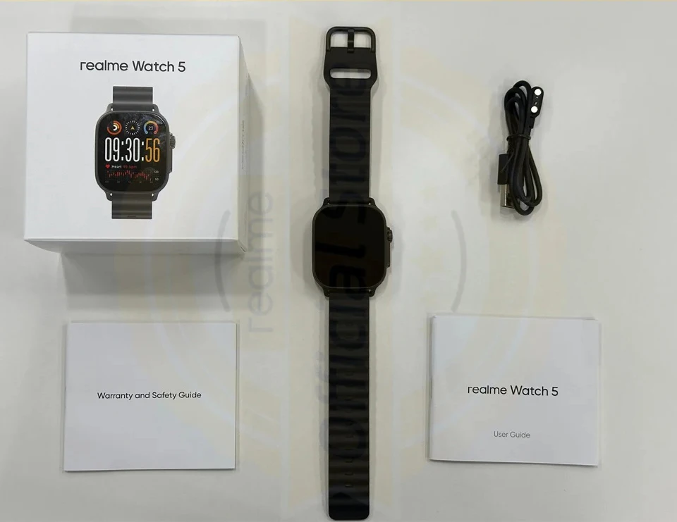 realme watch 5 1.97" 600nits AMOLED 460mAh 14-Day Battery Life 300+ Themes Support GPS GNSS Global Version 100% original