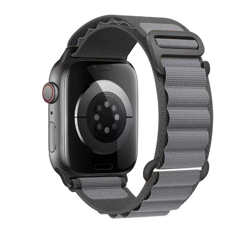 for Apple watch Straps 45mm 46mm 49mm 42mm iwatch Band 44mm 40mm Nylon Alpine bracelet correa Series 10 9 8 7 6 11 12 SE Ultra 4