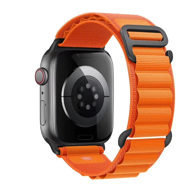 for Apple watch Straps 45mm 46mm 49mm 42mm iwatch Band 44mm 40mm Nylon Alpine bracelet correa Series 10 9 8 7 6 11 12 SE Ultra 4