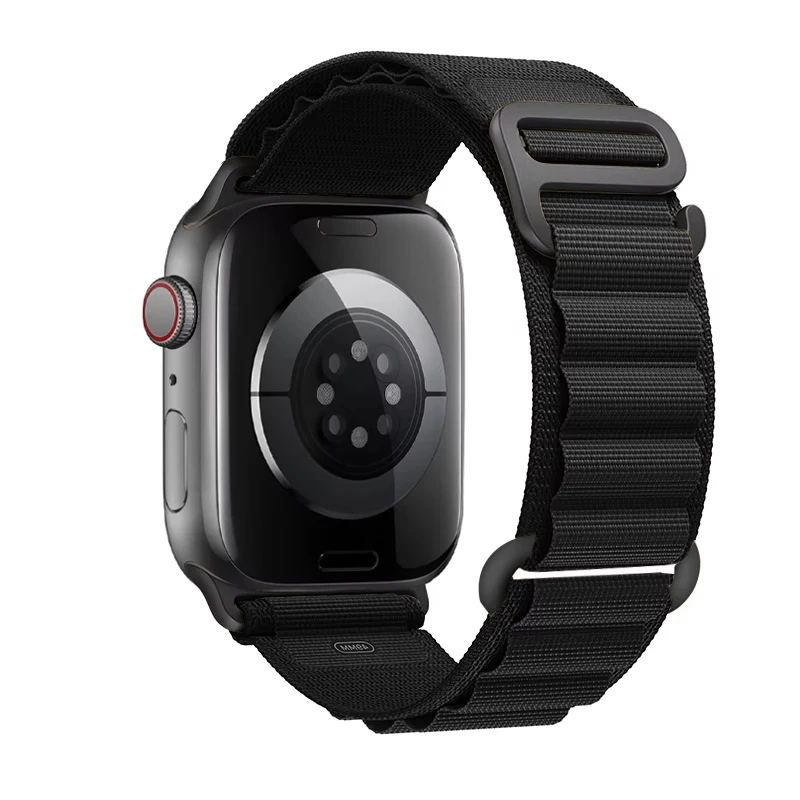 for Apple watch Straps 45mm 46mm 49mm 42mm iwatch Band 44mm 40mm Nylon Alpine bracelet correa Series 10 9 8 7 6 11 12 SE Ultra 4