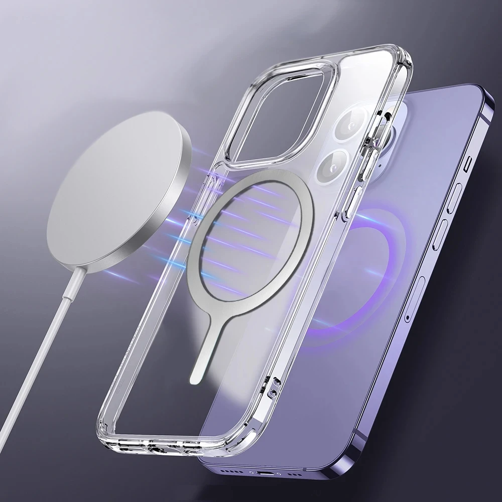 Universal Magnet Sticker Magnetic Adapter Ring Suitable for Magsafe IPhone Wireless Charging Cellphone Round Metal Plate Ring