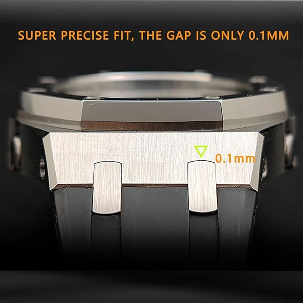 Gen4 Modification Kit for Casioak GA-2100 4th Generation Metal Watch & Rubber Watch Strap for G Shock Mod Kit GA2100 GA2110