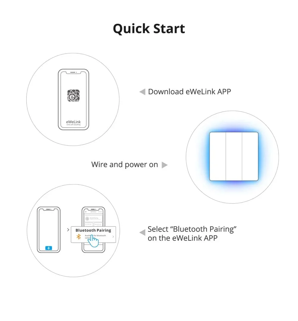 SONOFF Ultimate T5 Smart Wall Switch TX Full Touch Access LED Light Edge Multi-Sensory EWeLink Remote Control Via Alexa Google