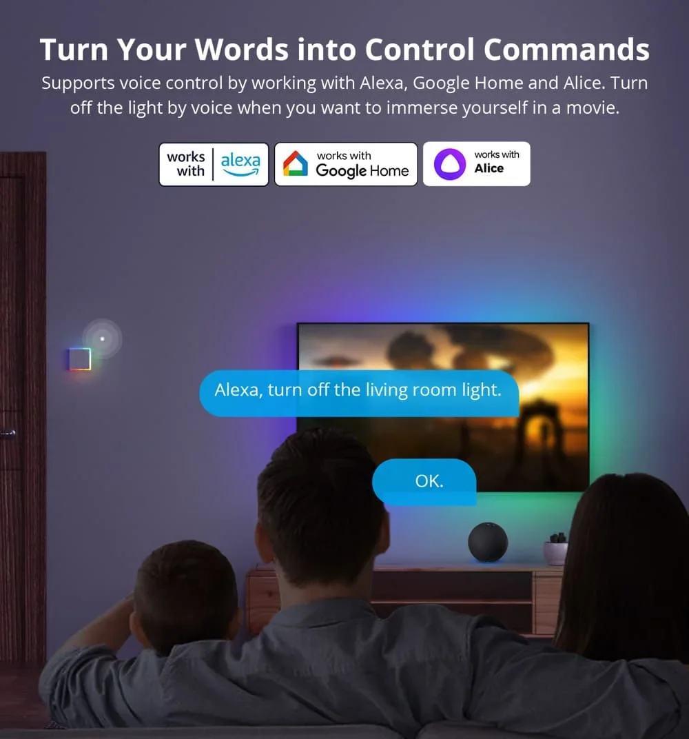 SONOFF Ultimate T5 Smart Wall Switch TX Full Touch Access LED Light Edge Multi-Sensory EWeLink Remote Control Via Alexa Google