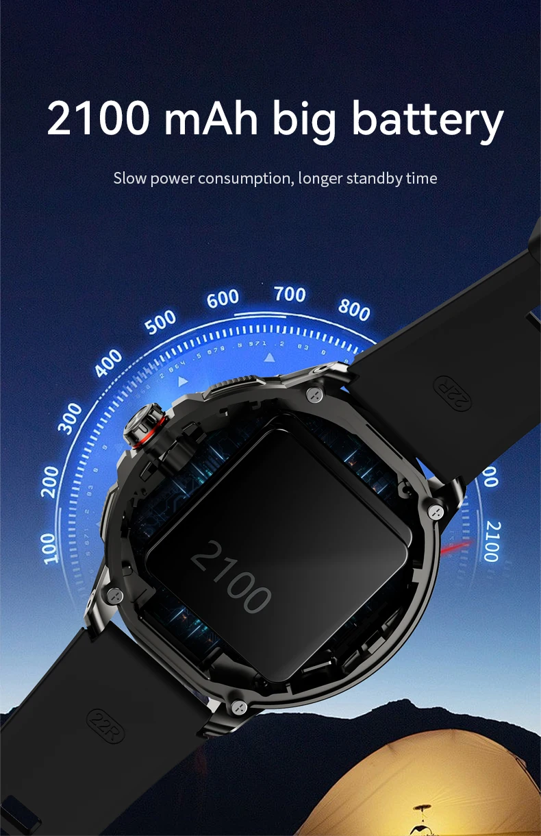 4G Full Network GPS Smart Watch 720*720 AMOLED 2100mah 16GB+256GB RAM Camera Video Call WIFI Google APPS Download 5G Smartwatch