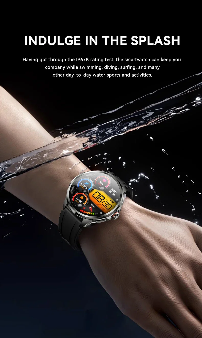 4G Full Network GPS Smart Watch 720*720 AMOLED 2100mah 16GB+256GB RAM Camera Video Call WIFI Google APPS Download 5G Smartwatch