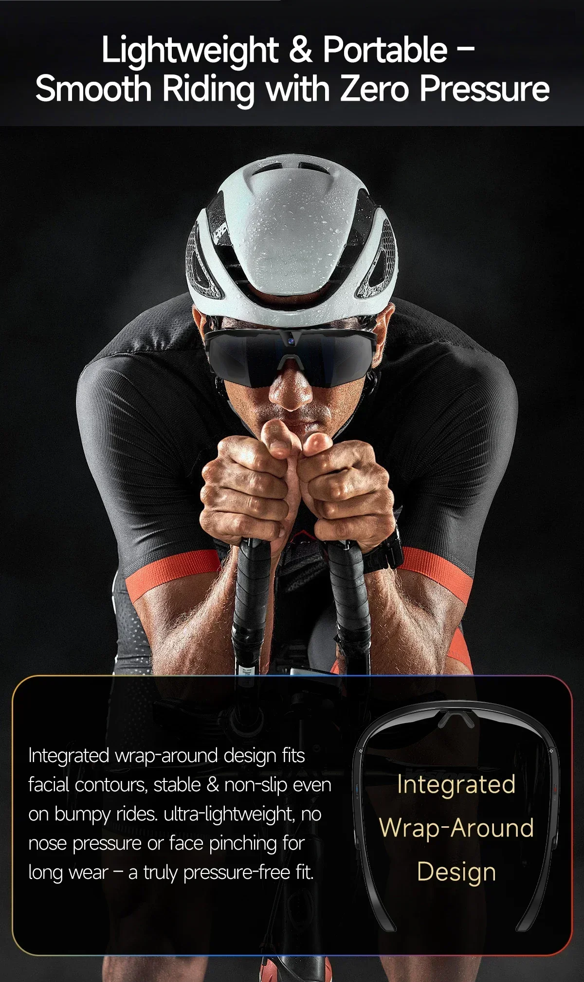 Outdoor Sports Sunglasses 2026 New Smart Cycling Glasses BT Call AI Translation AI Conversation 32MP HD Photo 8MP HD Camera