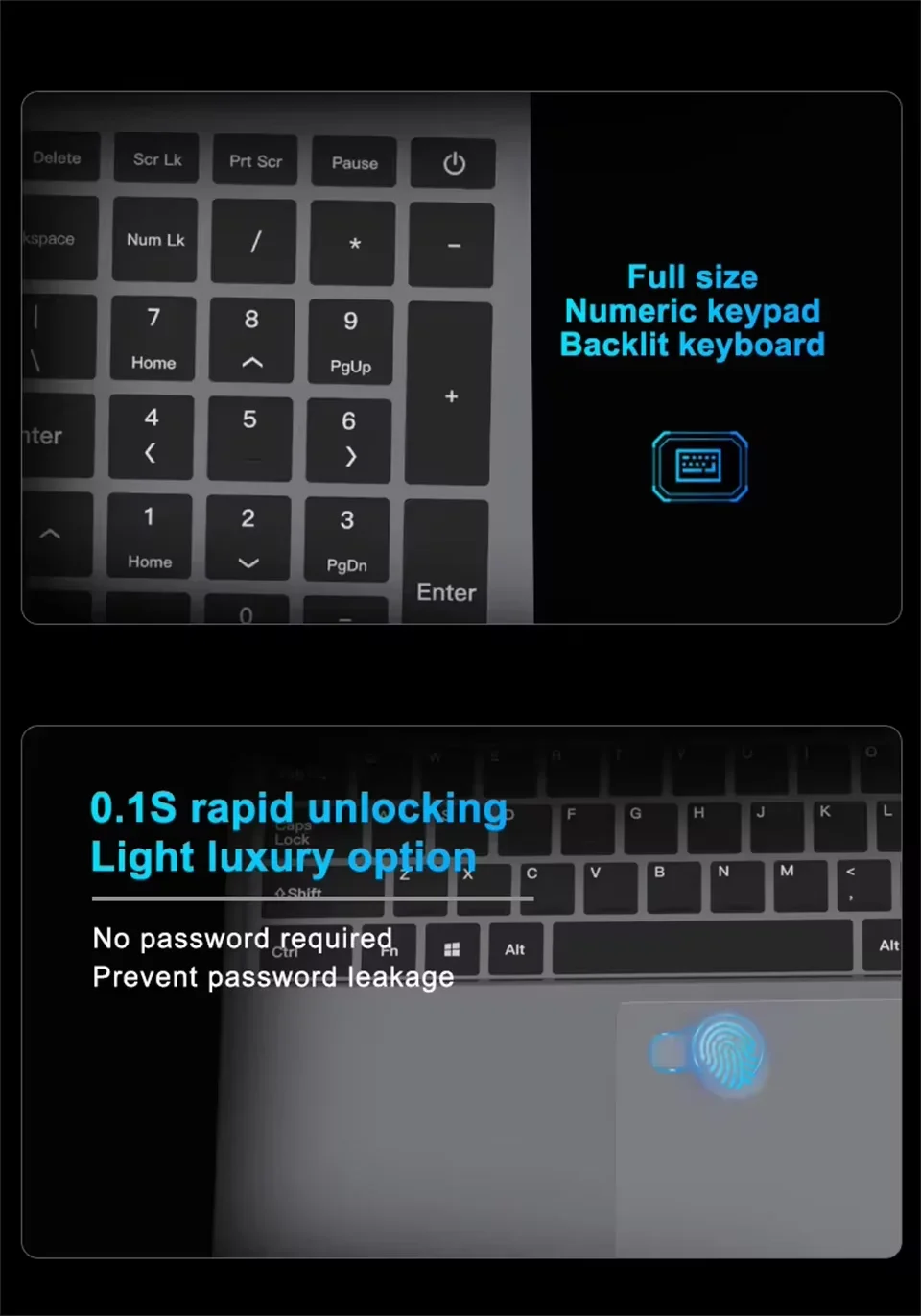 15.6 inch Laptop Computer PC Intel Core I9-10980HK Laptops 16GB RAM 1TB 2TB SSD Portable I9 Laptop Notebook Windows 11