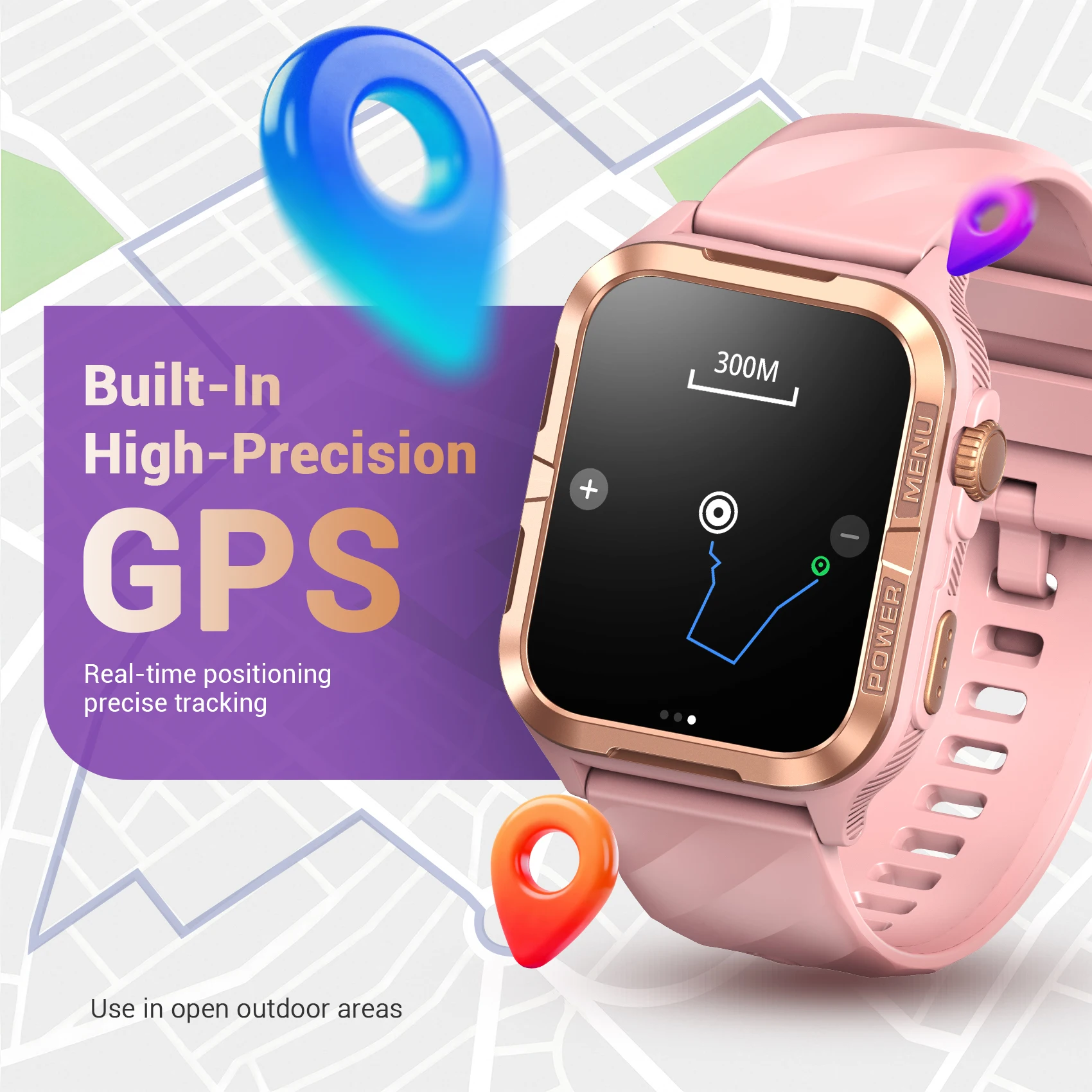【World premiere】Blackview W10 PRO Smart watch 1.83" Display Outdoor GPS DA GPT 600mAh with LED Flashlight Bluetooth Calling