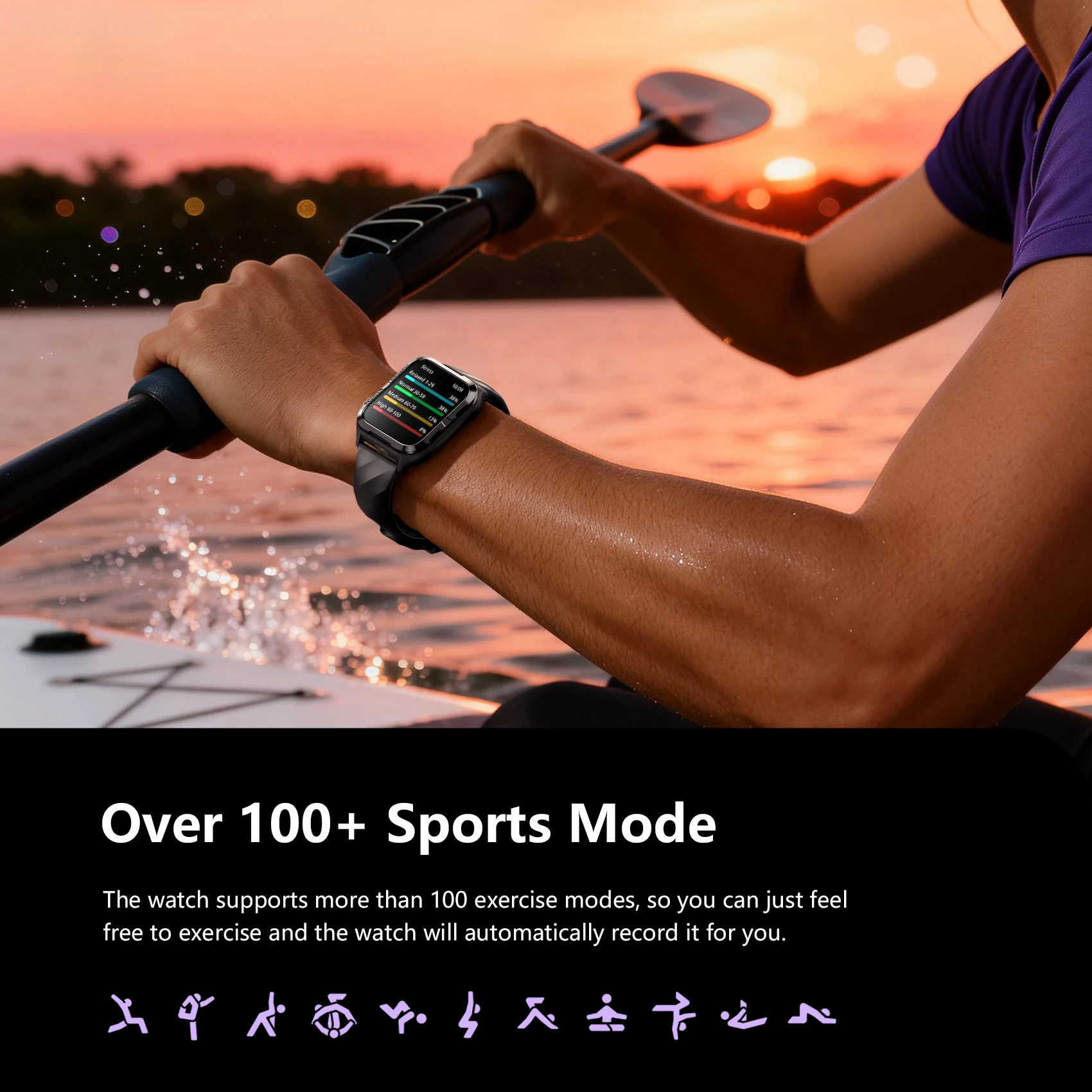 【World premiere】Blackview W10 PRO Smart watch 1.83" Display Outdoor GPS DA GPT 600mAh with LED Flashlight Bluetooth Calling