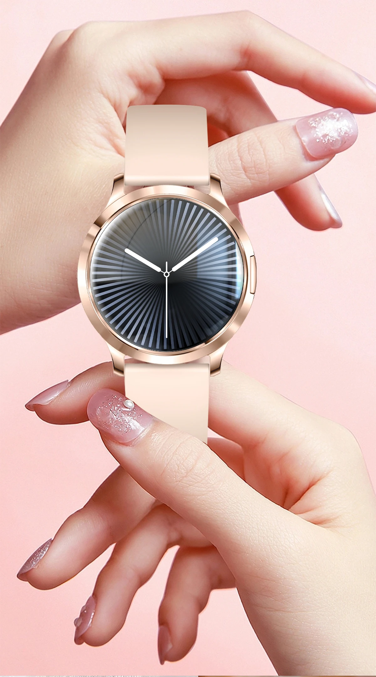 2026 New Ultra-thin Smart Watch For Women 466*466 AMOLED Display Sports Watches BT Call Digital Health Tracker Ladies Smartwatch