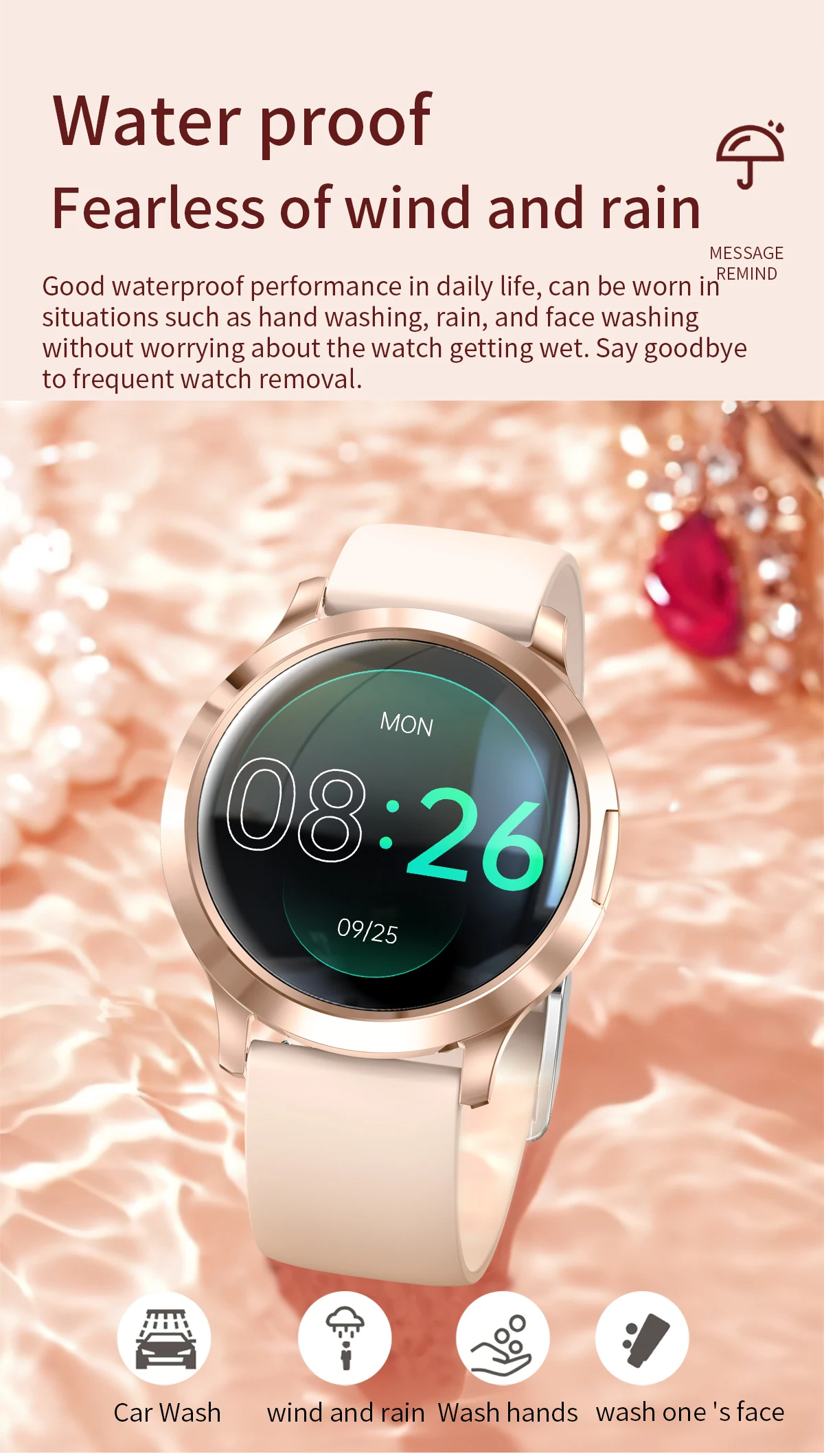 2026 New Ultra-thin Smart Watch For Women 466*466 AMOLED Display Sports Watches BT Call Digital Health Tracker Ladies Smartwatch
